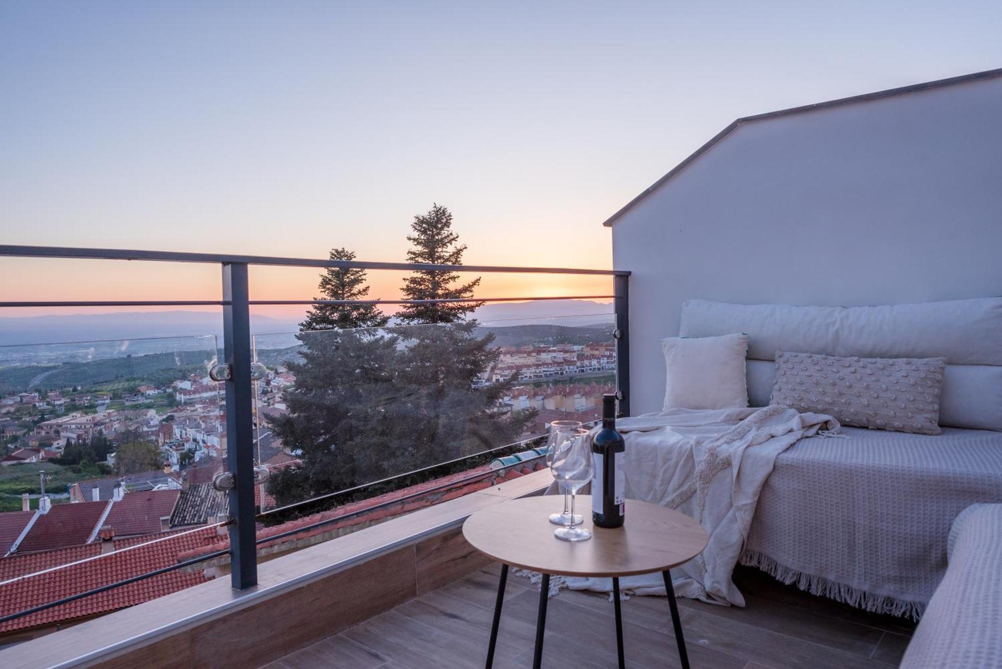 Casa Penalisa Con Jacuzzi, Barbacoa, Chimenea Y Vistas Panoramicas A Granada Villa Alfacar Dış mekan fotoğraf