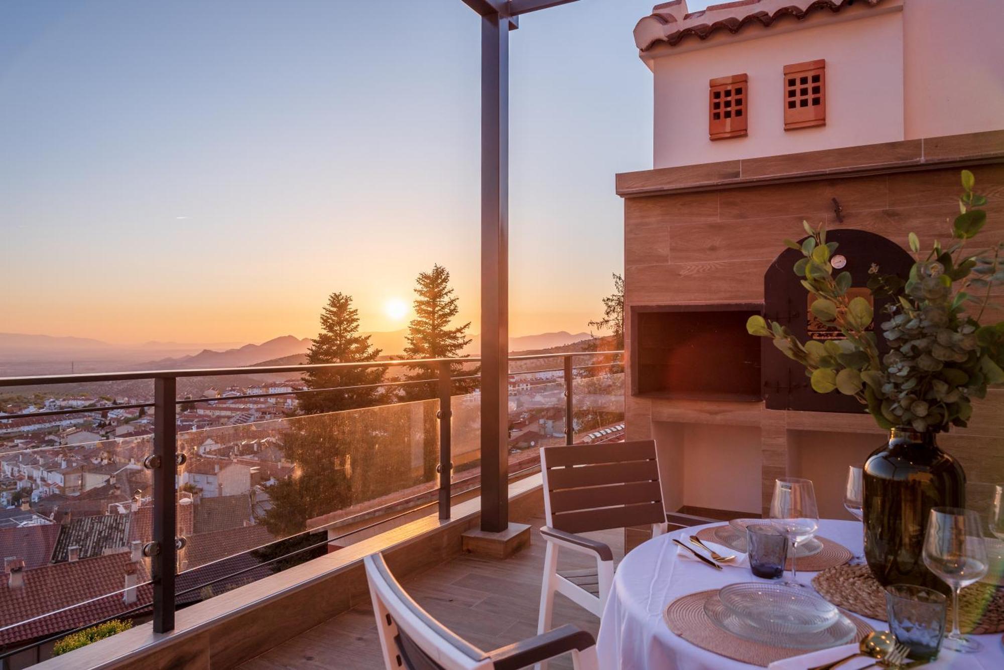 Casa Penalisa Con Jacuzzi, Barbacoa, Chimenea Y Vistas Panoramicas A Granada Villa Alfacar Dış mekan fotoğraf